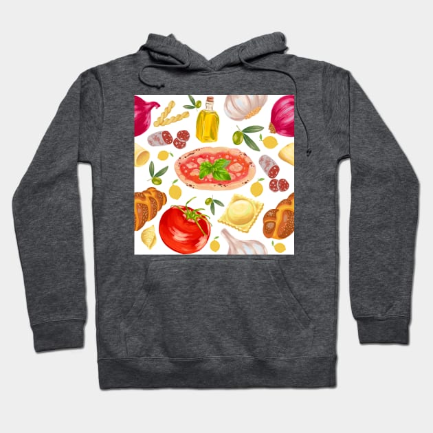 Cooking Italian Food Hoodie by GemmasGems